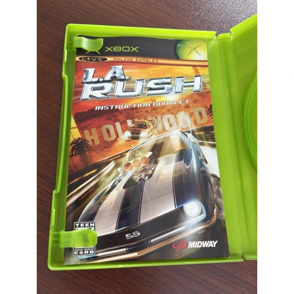 L.A. Rush - Replacement Xbox Cover and‎ Case. NO GAME!!